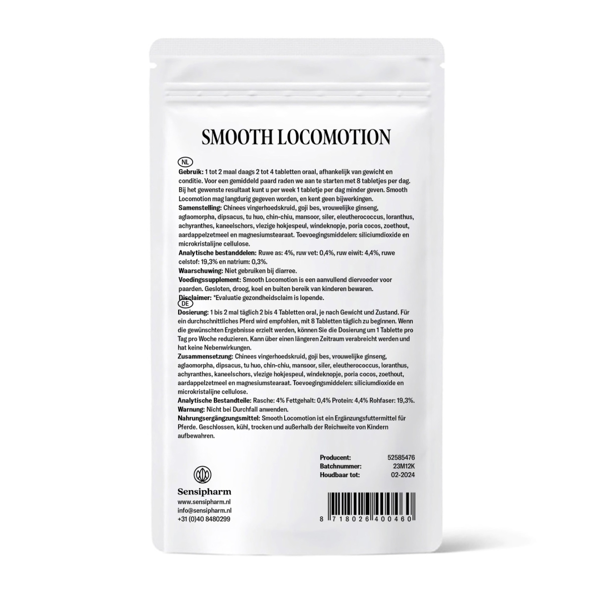Smooth Locomotion - 1000 mg. 180 tabl.