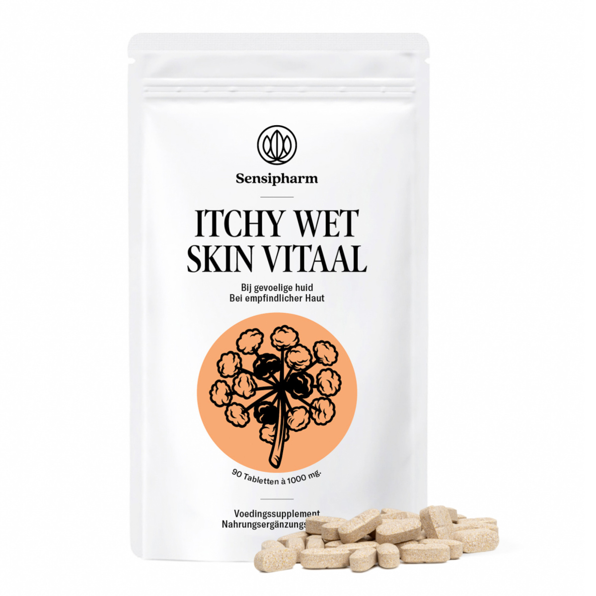 Itchy Wet Skin Vitaal - 1000 mg. 90 tabl.
