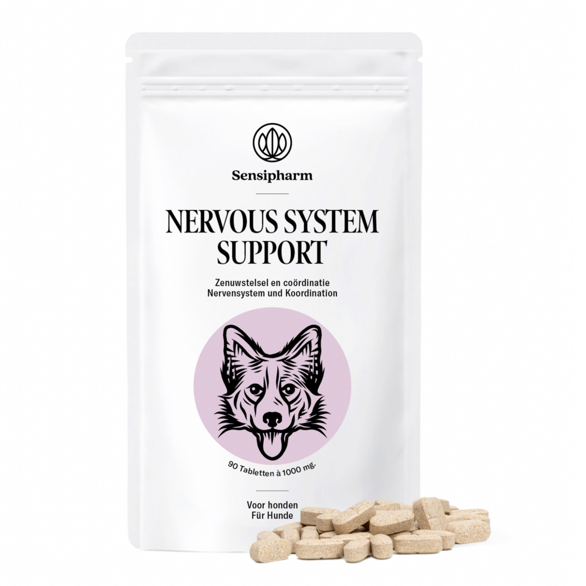 Nervous System Support - 1000 mg. 90 tabl.