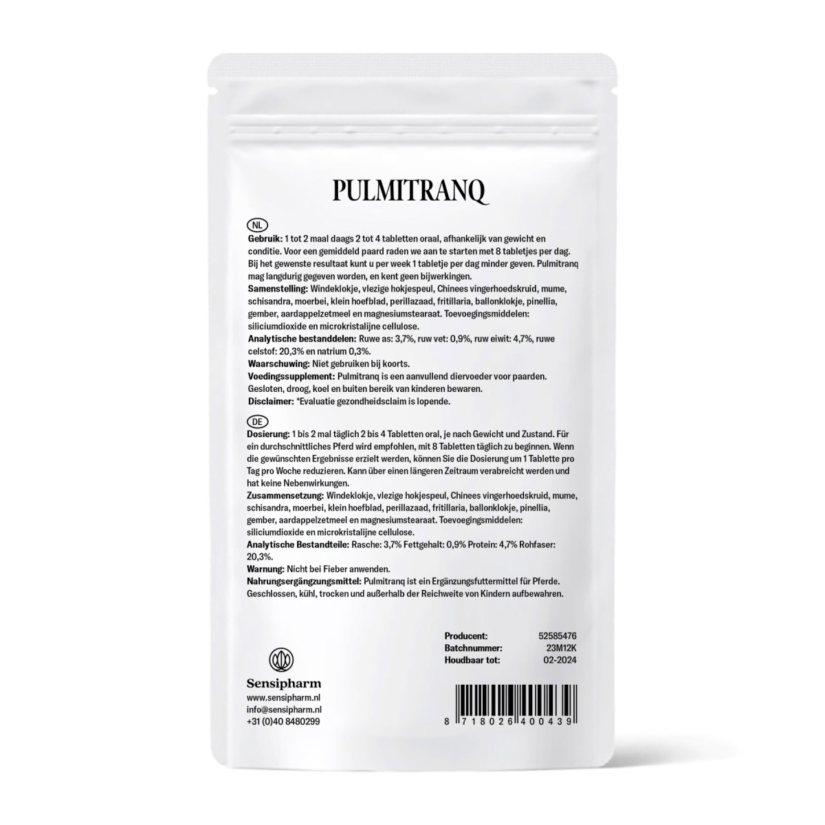 Pulmitranq - 1000 mg. 180 tabl.