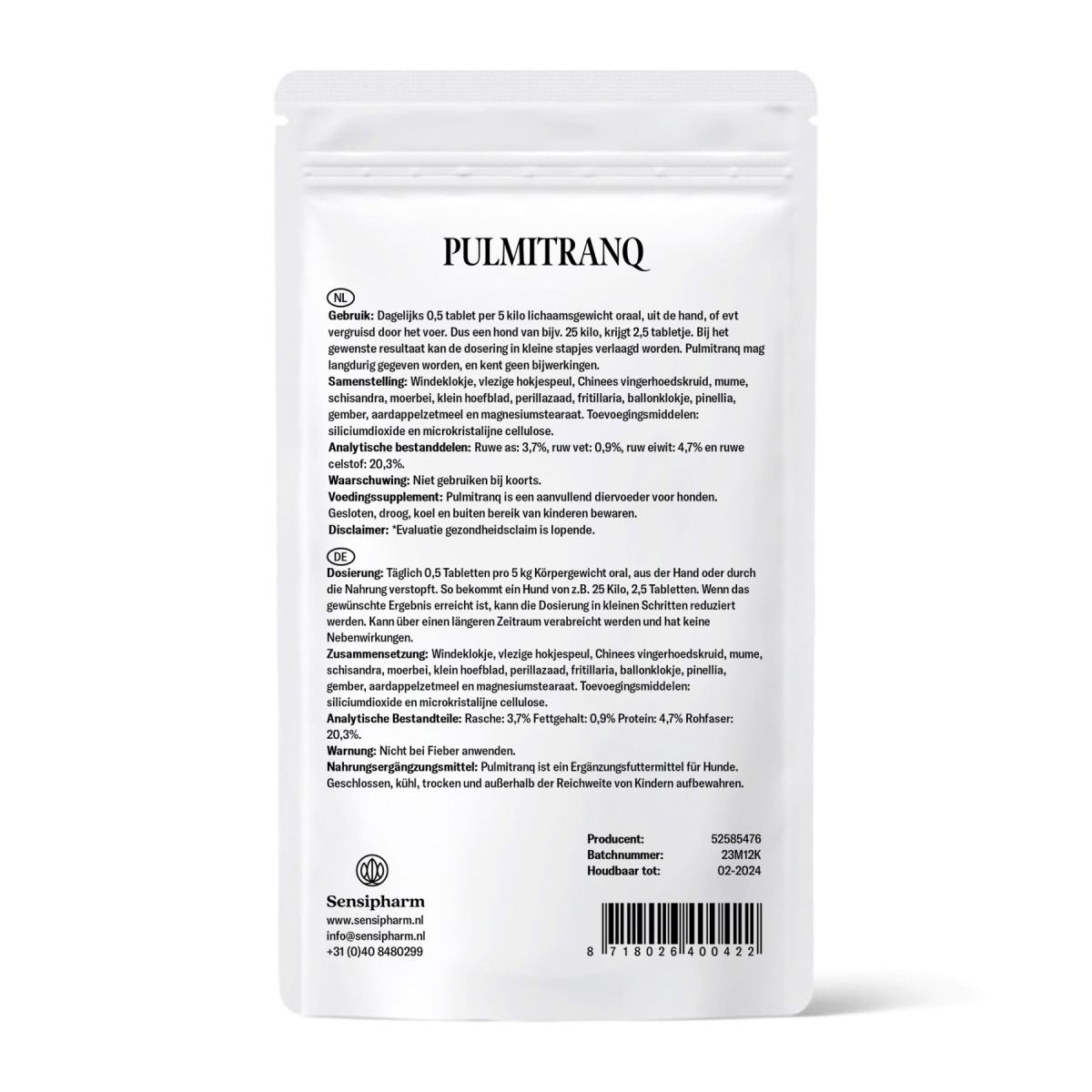 Pulmitranq - 1000 mg. 90 tabl.