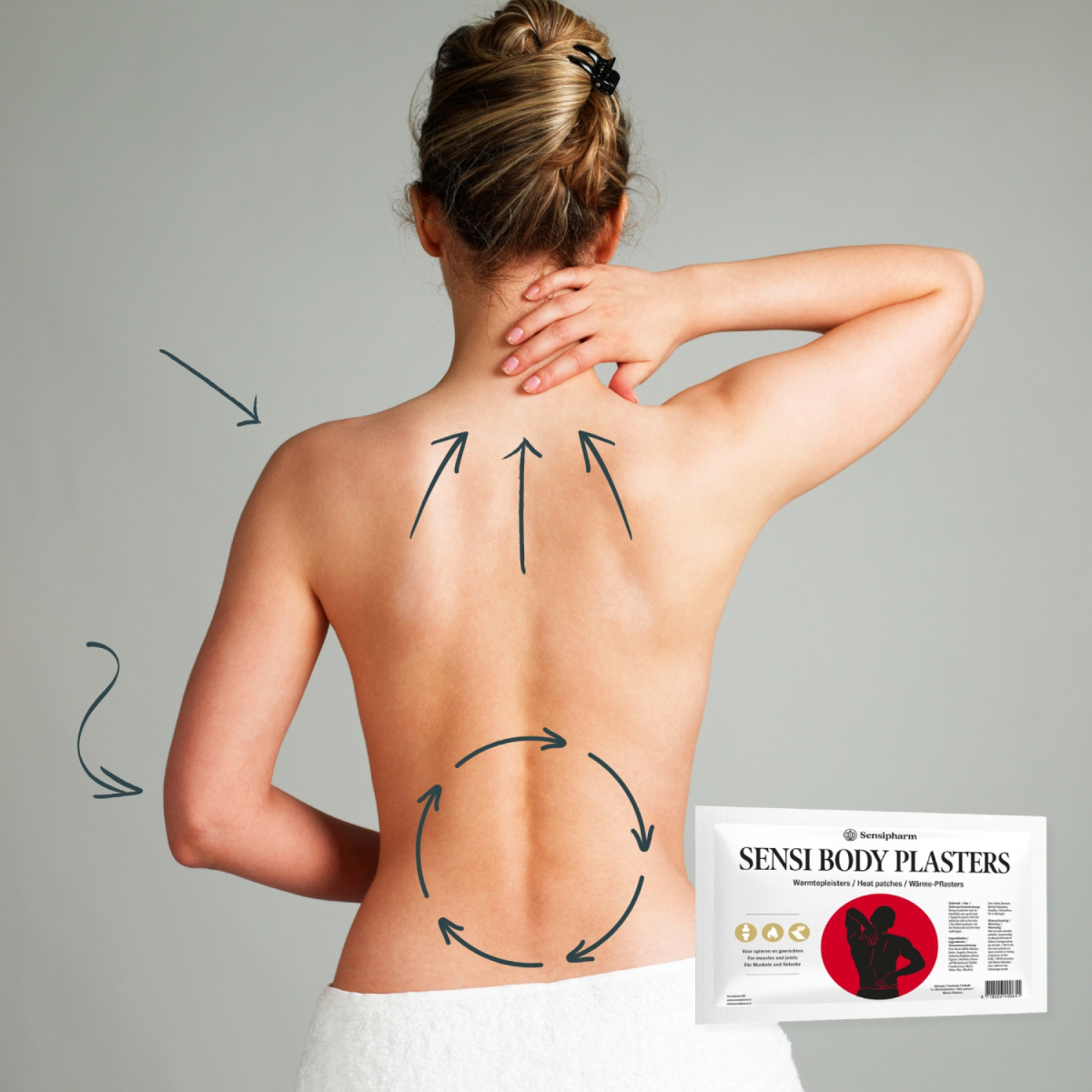 Sensi Body Plasters - 5 x Warmtepleisters