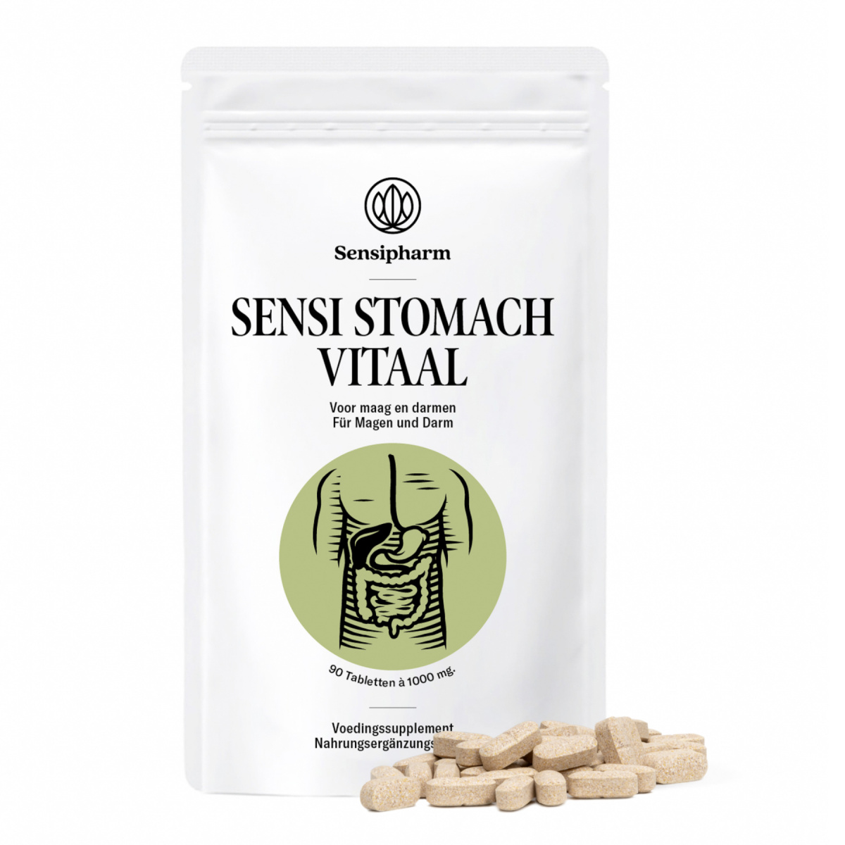 Sensi Stomach Vitaal - 1000 mg. 90. tabl. 