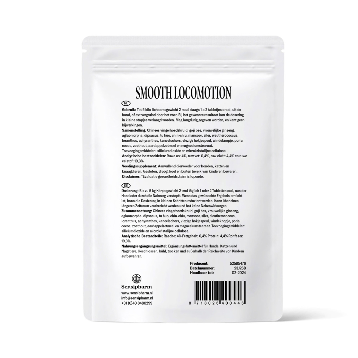 Smooth Locomotion - 250 mg. 90 tabl.