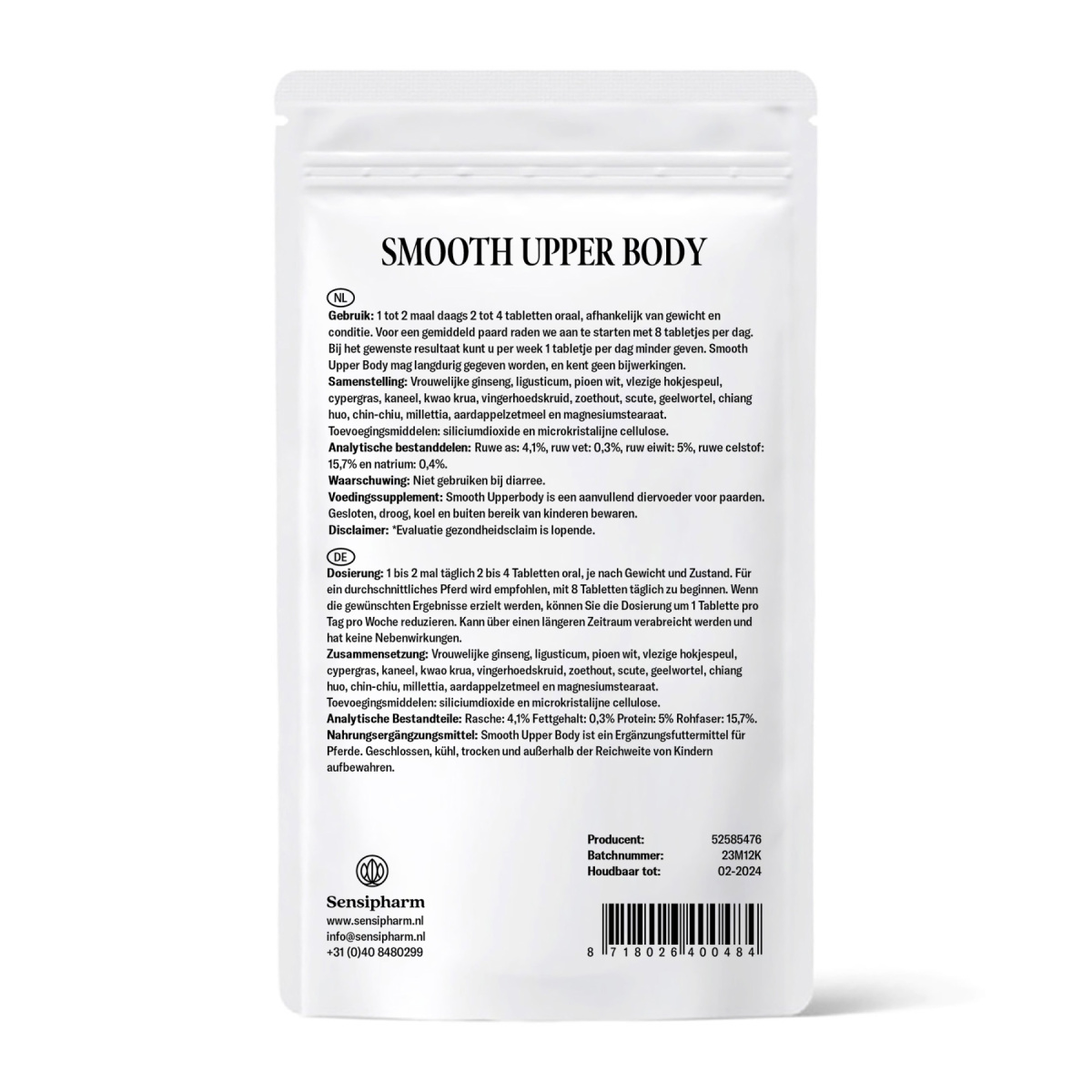 Smooth Upper Body - 1000 mg. 180 tabl.